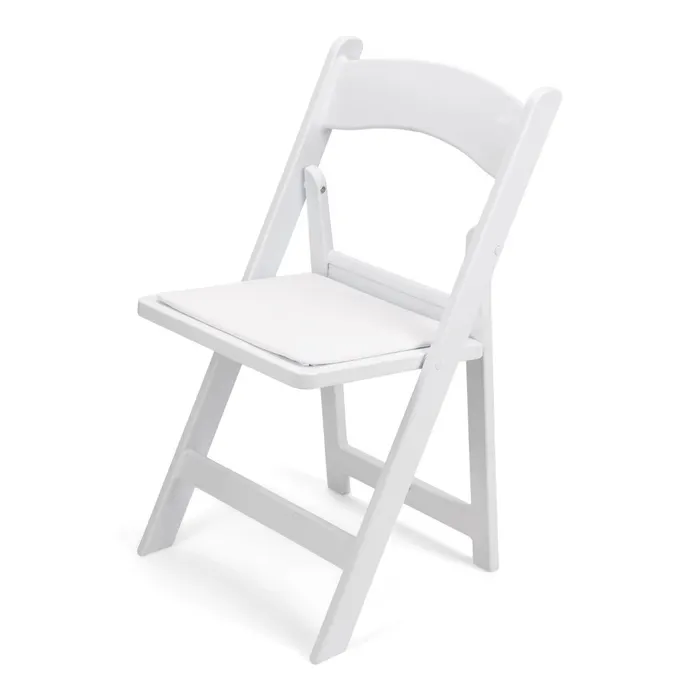 White Padded Chairs (Adults & Kids)